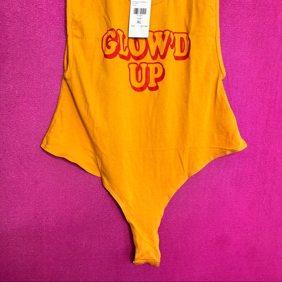 SoldFashion Nova Mustard ‘’Glow’d Up’ Bodysuit - Picture 5 of 9